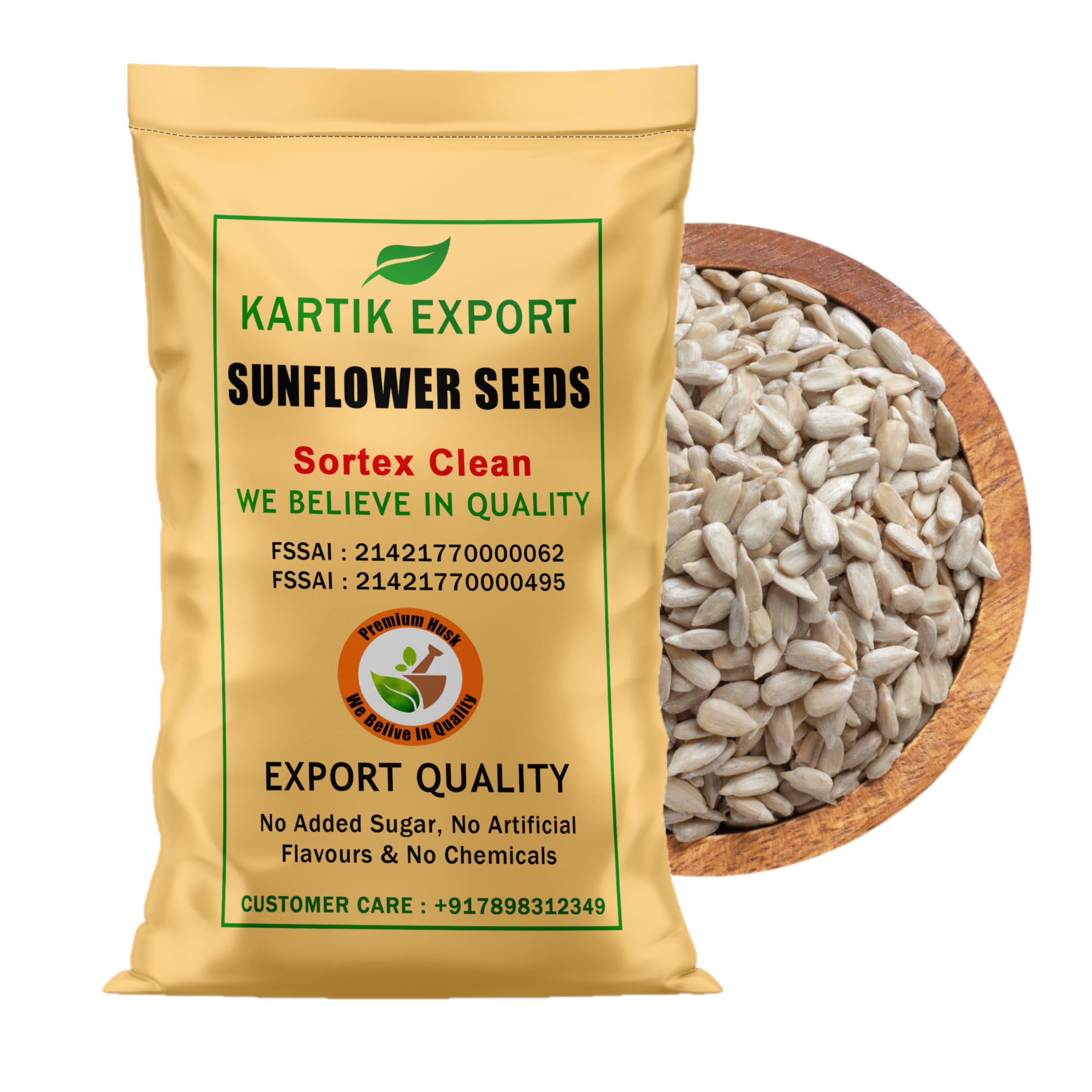 Kartik Export Raw Sunflower Seeds for Eating, 10 KG : Amazon.in